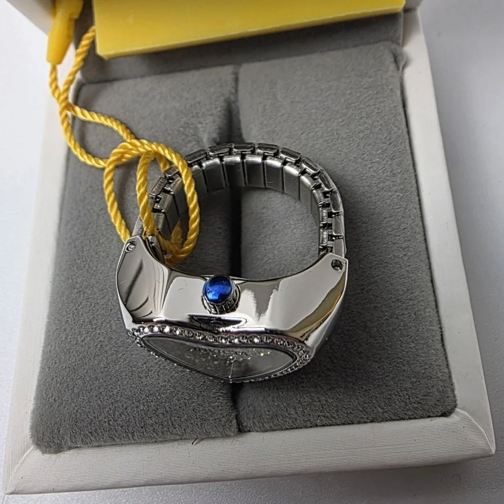 NEW Invicta Mini Angel Women's Ring‎ Watch - 18.5mm, Steel (49578) #0571
